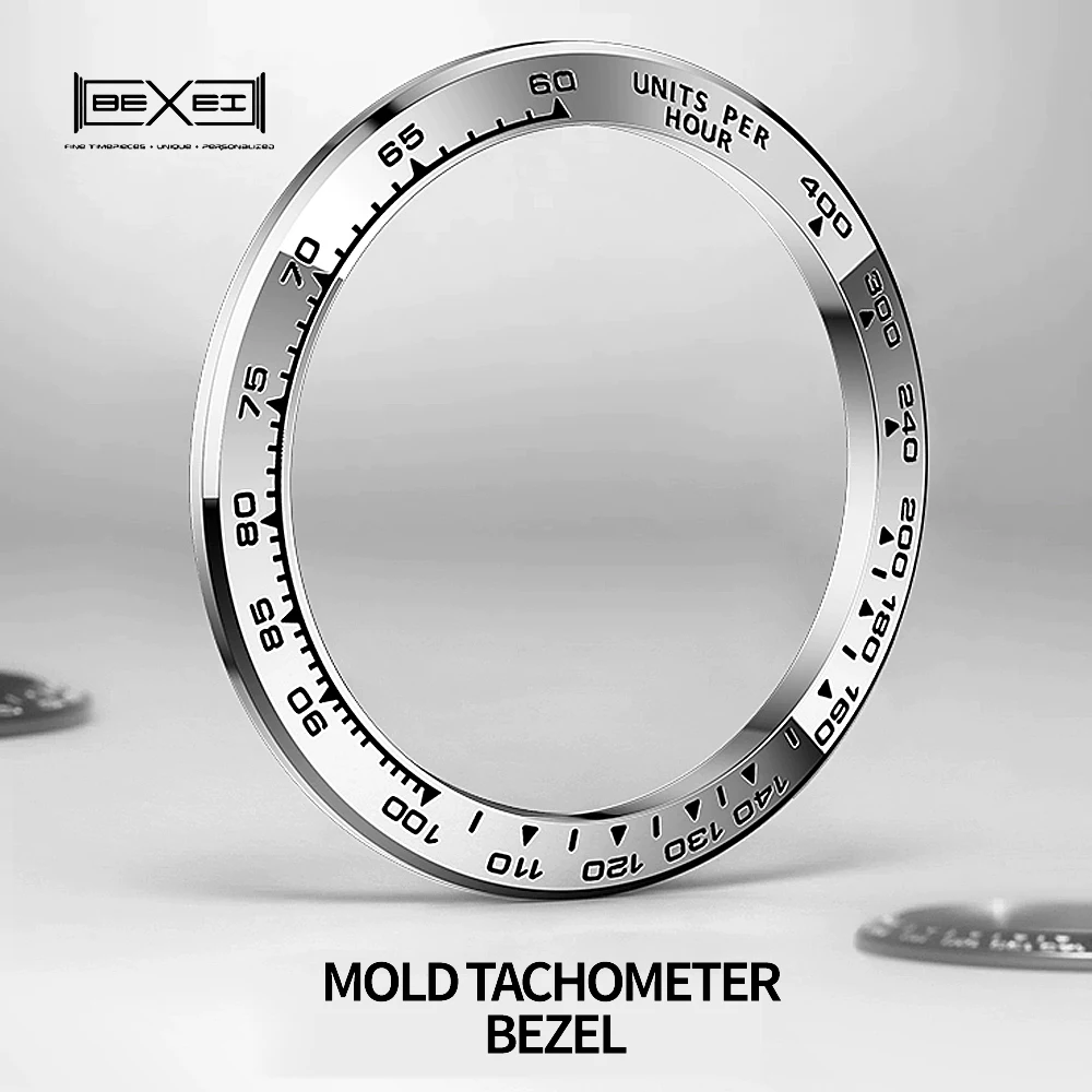 BEXEI  Men Sports Quartz Watches Mens Business Watches VK63 Top Brand Luxury Watch Men Chronograph Watch for Men