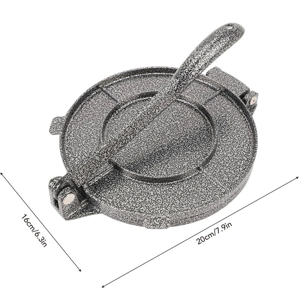 LMETJMA Tortilla Press Heavy Duty Tortilla Pataconera Aluminum Flour Tortilla Press Dough Flour Tortilla Rotis Quesadilla Maker