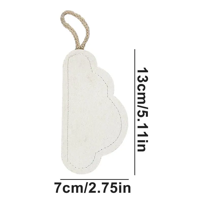 Loofah Dish Sponge, Eco Scrub Scourer, esponja de lavagem de louça sem riscos, ecológico para panelas e panelas, limpeza de cozinha