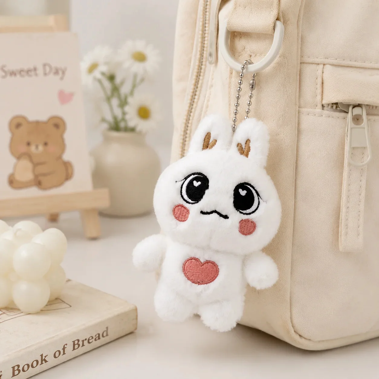 Cute NMIXXED Plush Doll Keychain 10cm Haewon Sullyoon Soft Cute Bag Charm Fan Gift Birthday Christmas Present Collectible Toy