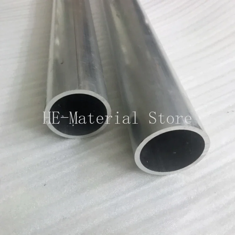 1Pcs Length 100mm 6061 Aluminium Alloy Tube OD 24mm 24.5mm Hollow Round Aluminum Pipe ID 8/13/14/15/16/17.5/18/20/22mm