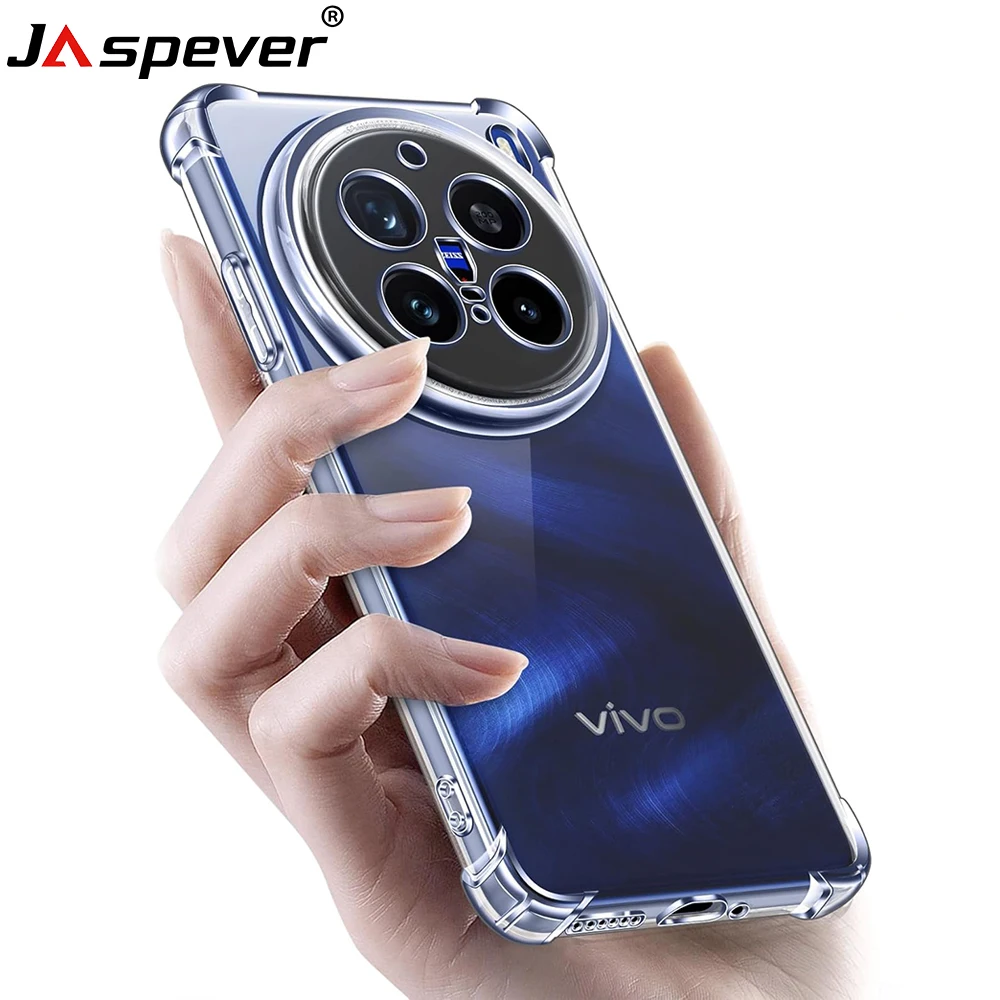 Coque en silicone antichoc pour Vivo X300 X200 FE X200S X100 X100S X90 X90S X80 X70 Pro Ultra X200promini, coque souple transparente