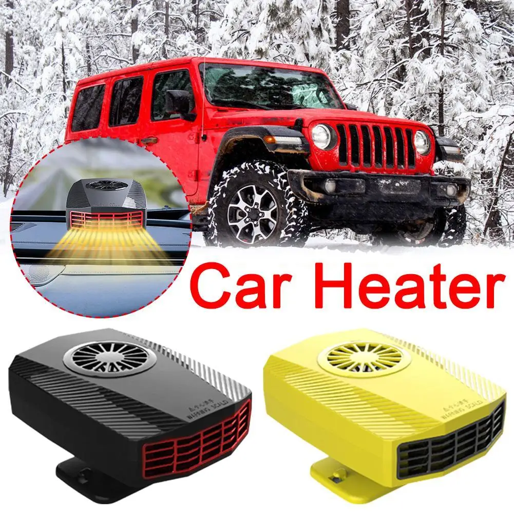 Car Heater Defroster Fans 12V 150W Car Heater Fan Fast Heating Auto Windshield Defroster Defogger Car Anti-Fog Heater Dryer