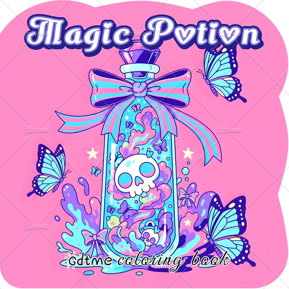 Magic Potion Coloring Book for Adults Cute Cozy Daily Activities Irregular Patterns for Relaxation (Cozy Spaces Coloring)