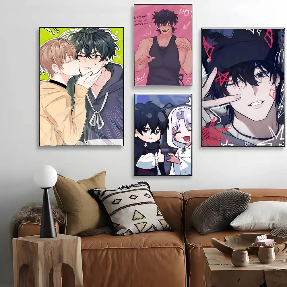 Anime BL V-Virtual Strangers Poster HD Decorative Wall Art for Living Room Bedroom Café Stylish Home Décor Gift