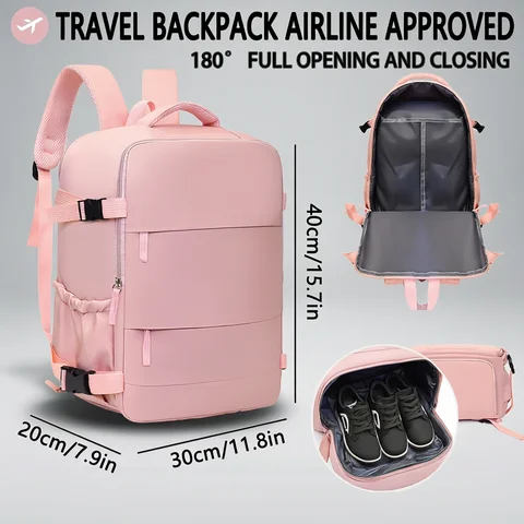 Backpack Lightweight Travel Airline Approved Travel Backpack Easyjet Wizz Air Large Capacity, Lightweight, Short Distance Business Travel Computer Backpack