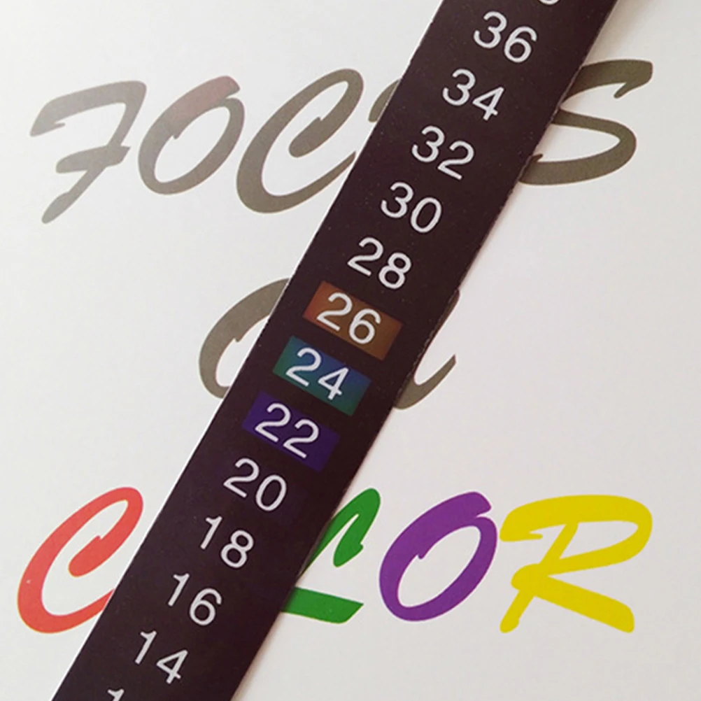 

10pcs Temperature Strip 10- Degree Indoor Measuring Liquid Crystal Discoloration Aquarium Fish Tank Reptile Box Thermometer