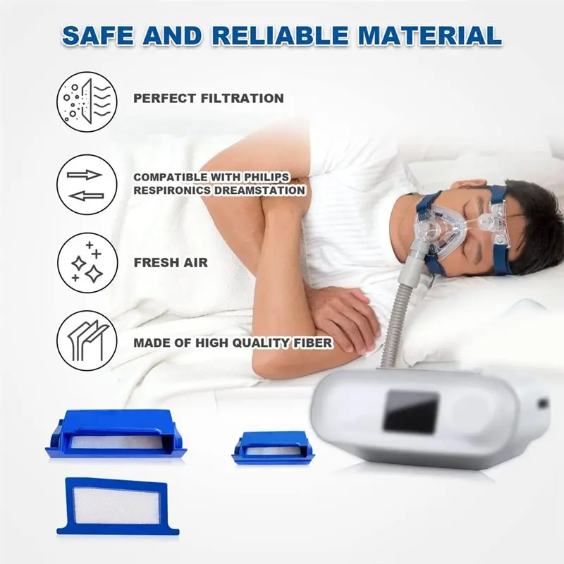 【A26P】For Dream Station CPAP Machine 52Pcs Replacement Filter Kit Includes Pollen Filter& Disposable Ultra-Fine Filters