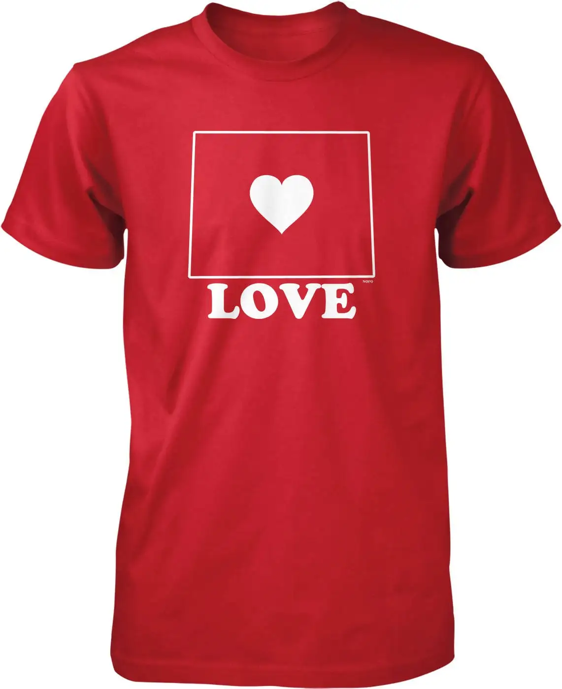 Love Wyoming Men's T shirt NOFO_01129