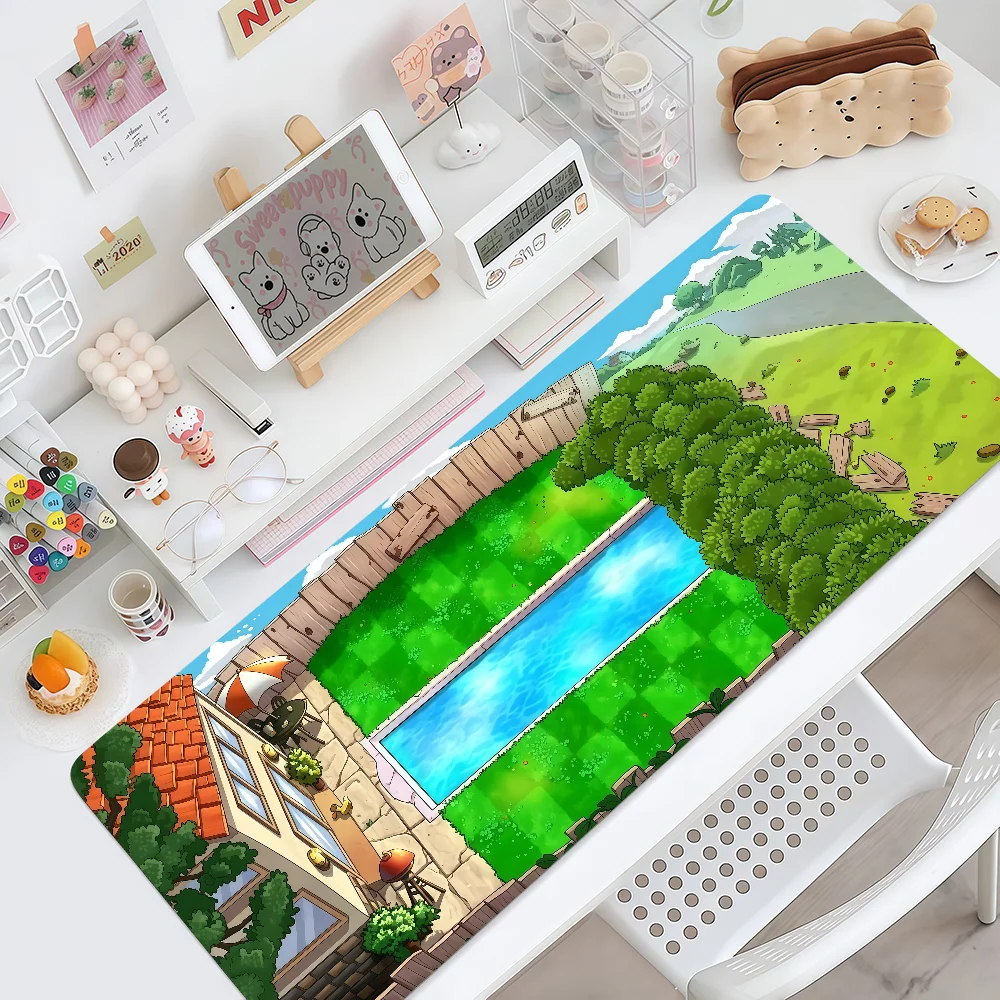 Mouse P-Plants Pad MousePad Non-slip Lockedge Office Student Zombies Defense Game Gaming Thickened Large Writing Pad Cushion