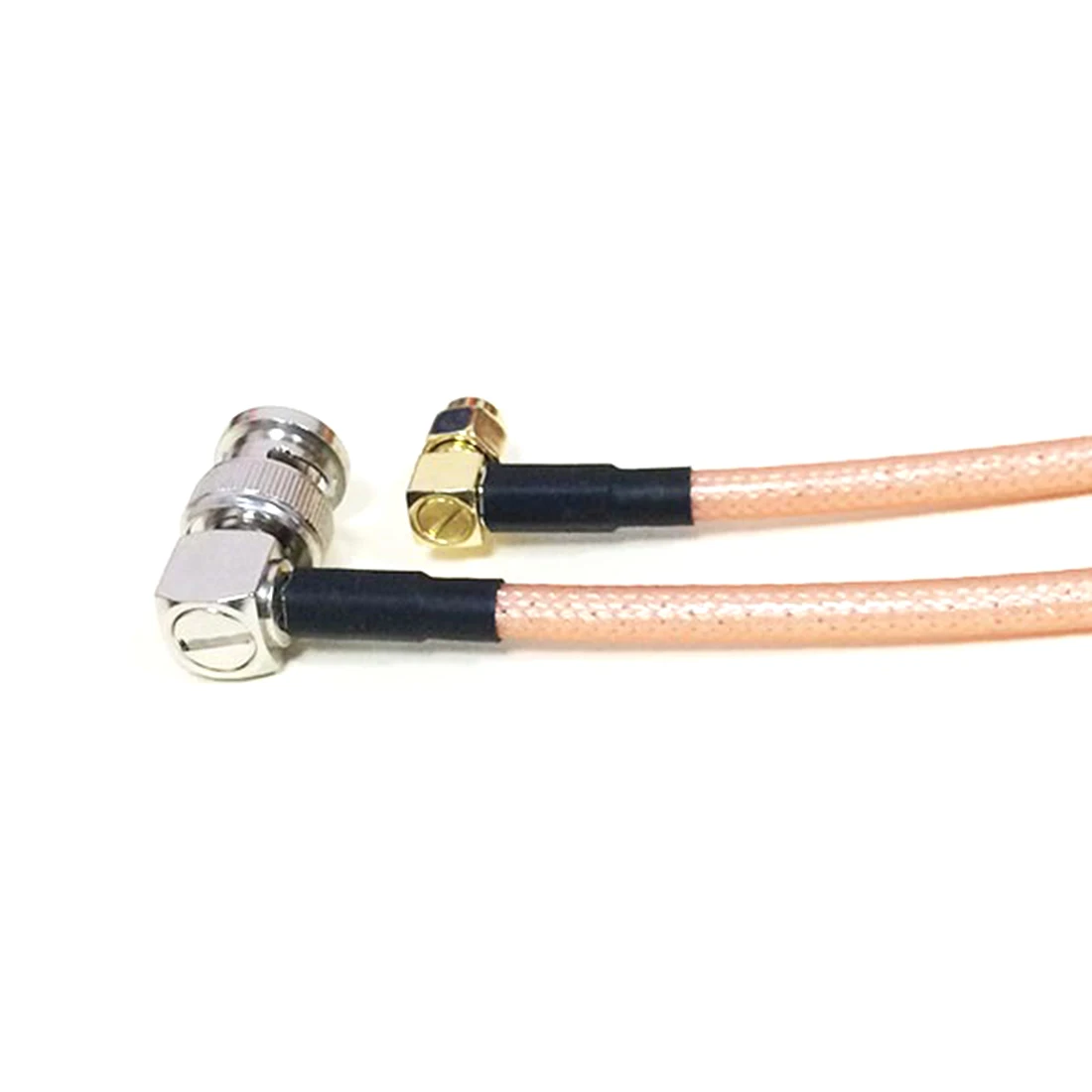 Câble Coaxial BNC pour Modem, connecteur mâle à Angle droit SMA RG142 Pigtail 50cm 20"