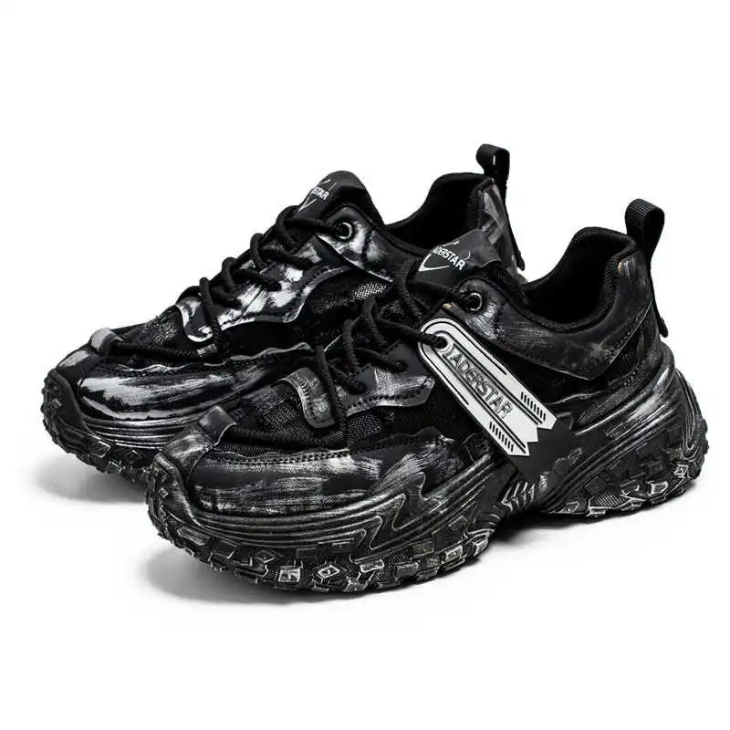 Hip Hop Thick Heel Sports Tennis Men Skateboarding Exercise Shoes Retro Sneakers Men Specials 2025g Specials News