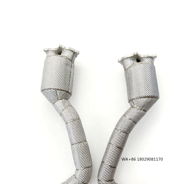 OEM Downpipe with Catalyst for 718 GT4 RS 4.0L 2022-2025 SUS304 Exhaust System Upgrade Performance Downpipe