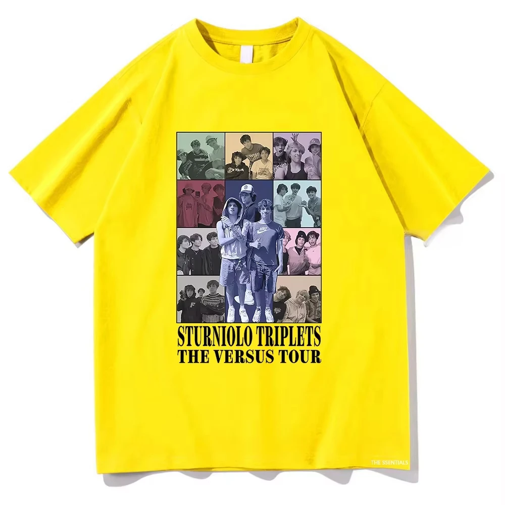 

Sturniolo Triplets The Eras Tour Kid T Shirts Funny Men/Women Cotton Tshirt Unisex Streetwear Kid Cotton T-Shirts Men Clothing