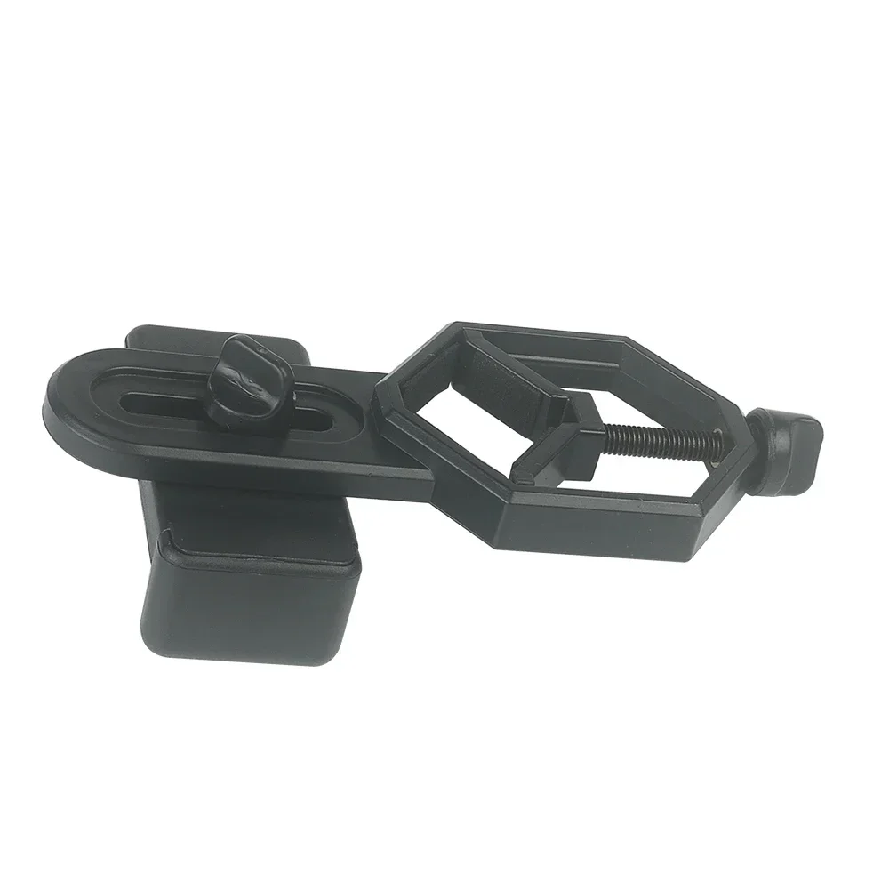 Cell Phone Adapter Plastic for Monocular Microscope Telescope Binoculars Spotting Scope Mobile Phone Clip Bracket image 5