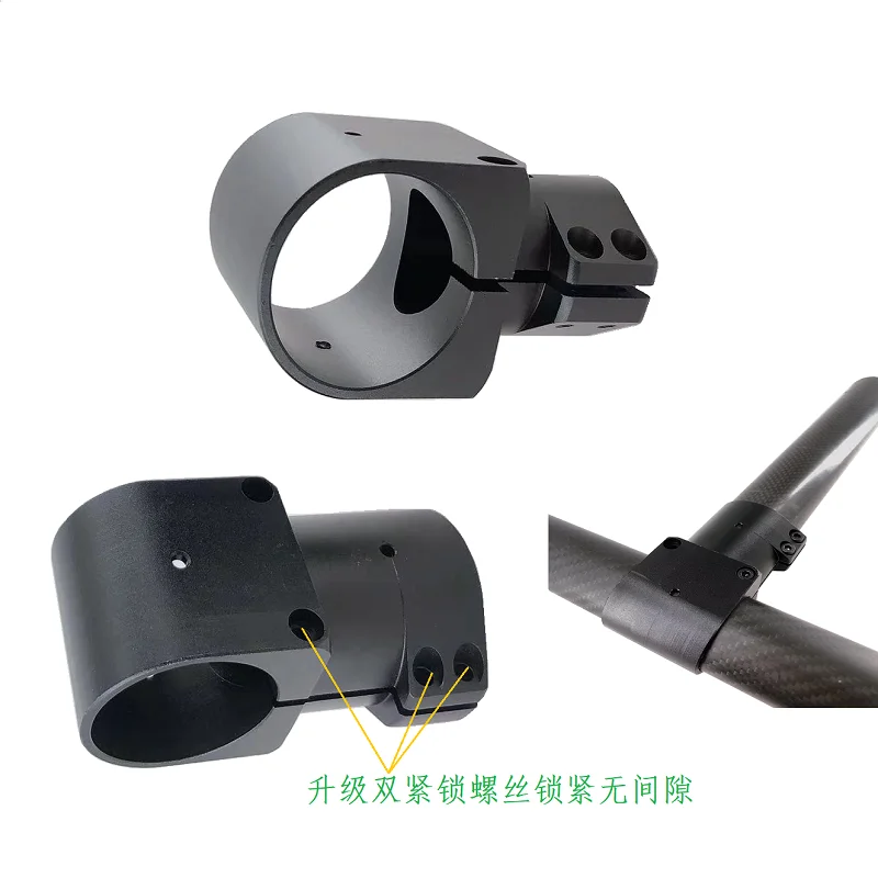 Protection des plantes grand train d'atterrissage de pied UAV multi-rotor t-tee 40 30 tours 25 tours 20 bras accessoires de connexion