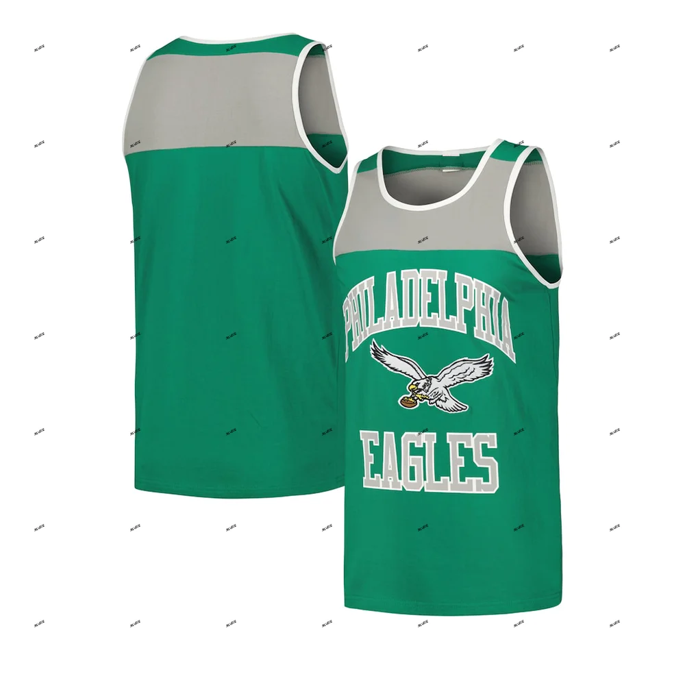 Usa Boys Clothes Children Teenager Top Men Tee Vest T Shirt Player Team Train Philadelphia Eagles Mitchell Tank Phillies 2024