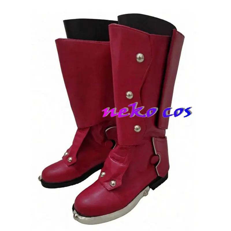 

nekocos Rider V3 Anime Cosplay Costume red shoes boots