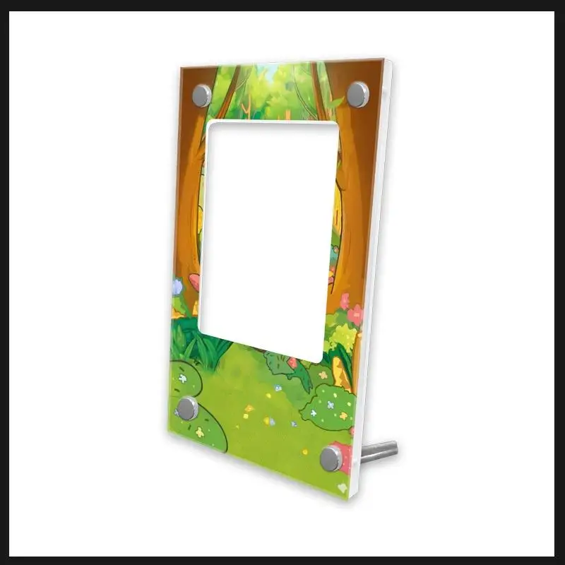 กล่องโชว์การ์ดโปเกมอน รุ่น Sv11 อาร์ สนิวี่ สำหรับสะสมการ์ดอนิเมะ พร้อมชั้นวางแบบขยายสำหรับโชว์ภาพวาด ของขวัญ