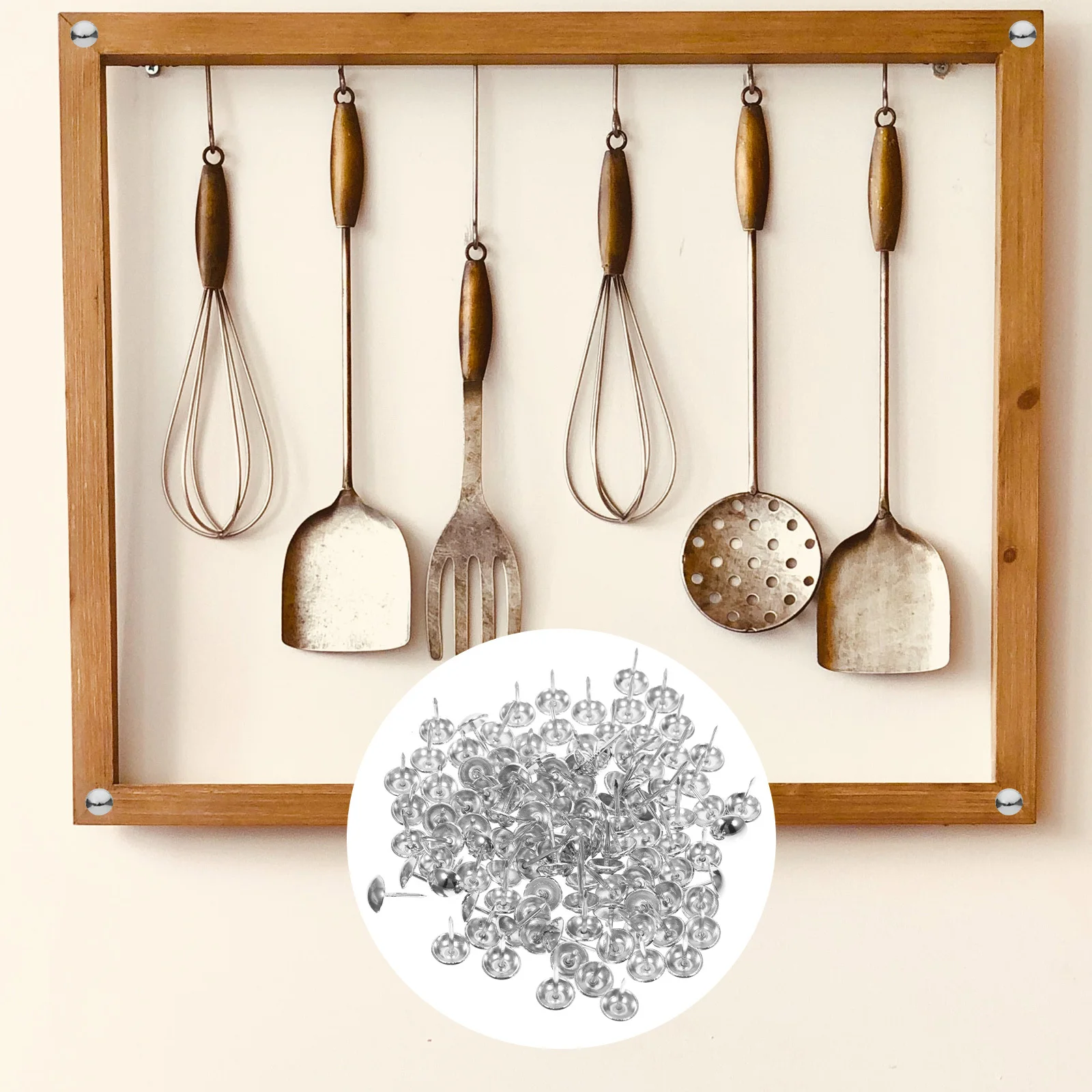 100 قطعة مسامير المفروشات الرجعية المسامير الزخرفية للأثاث أريكة سرير Crafts بها بنفسك الحرف الجدران الأبواب المفروشات المسامير الأثاث #4