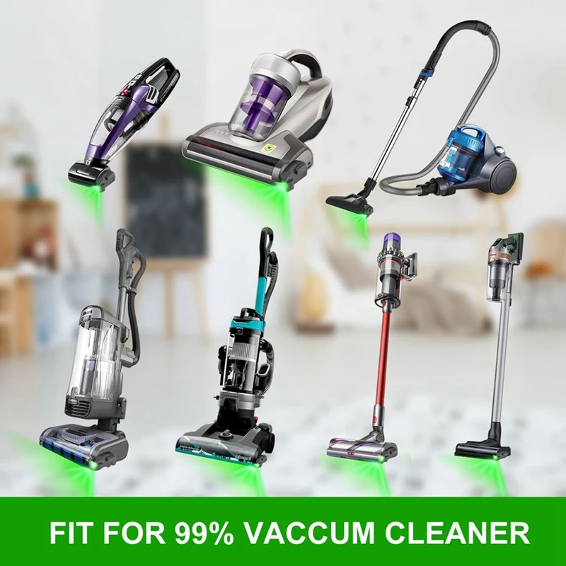 โคมไฟแสดงฝุ่น LED เครื่องดูดฝุ่นแสงสีเขียวสำหรับขนสัตว์เลี้ยงสุนัขขนอุปกรณ์เสริมดูดฝุ่นสากลอัพเกรด