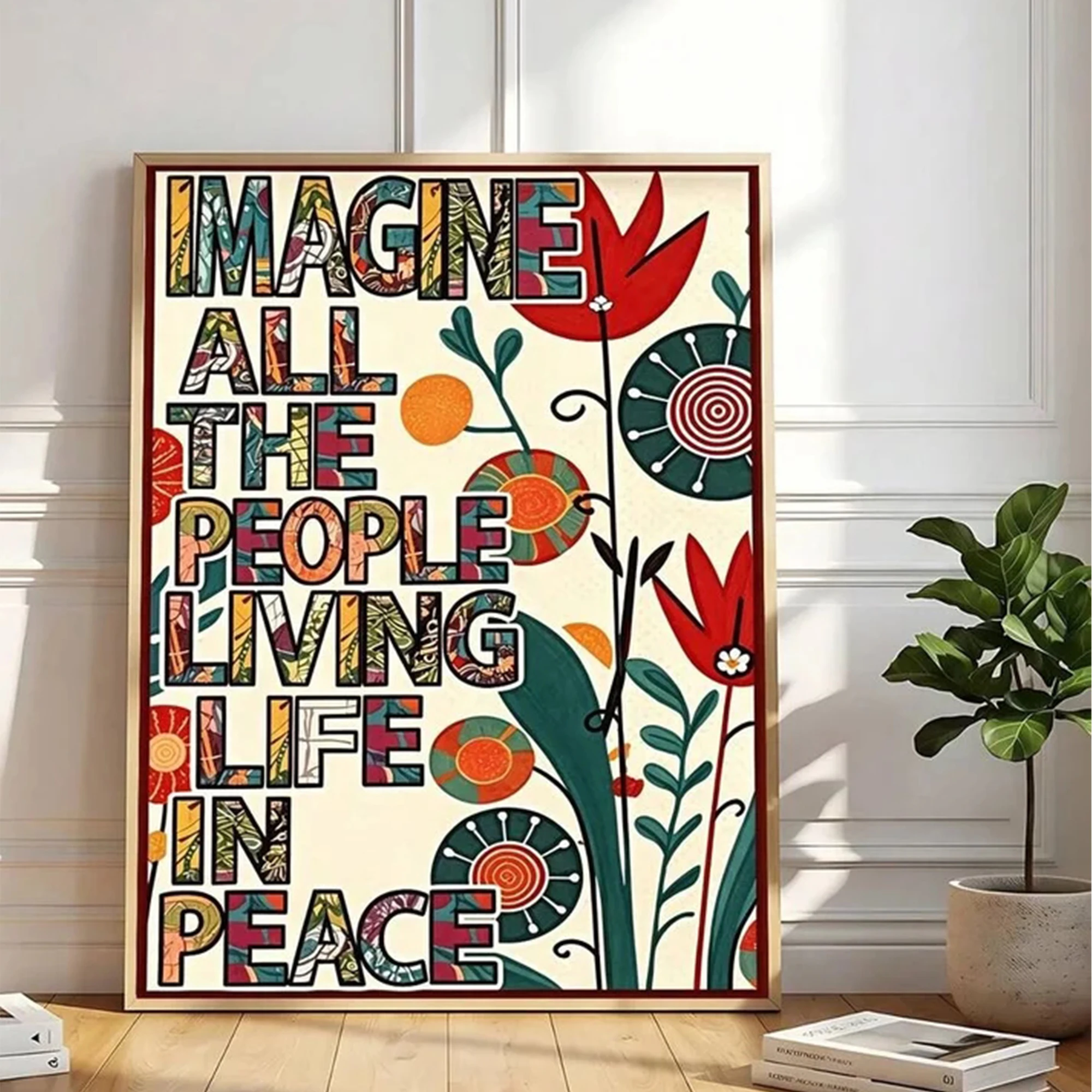 ภาพพิมพ์บนผ้าแคนวาสคำคมภาษาฝรั - Home Decor Quotes บทวิจารณ์และราคา