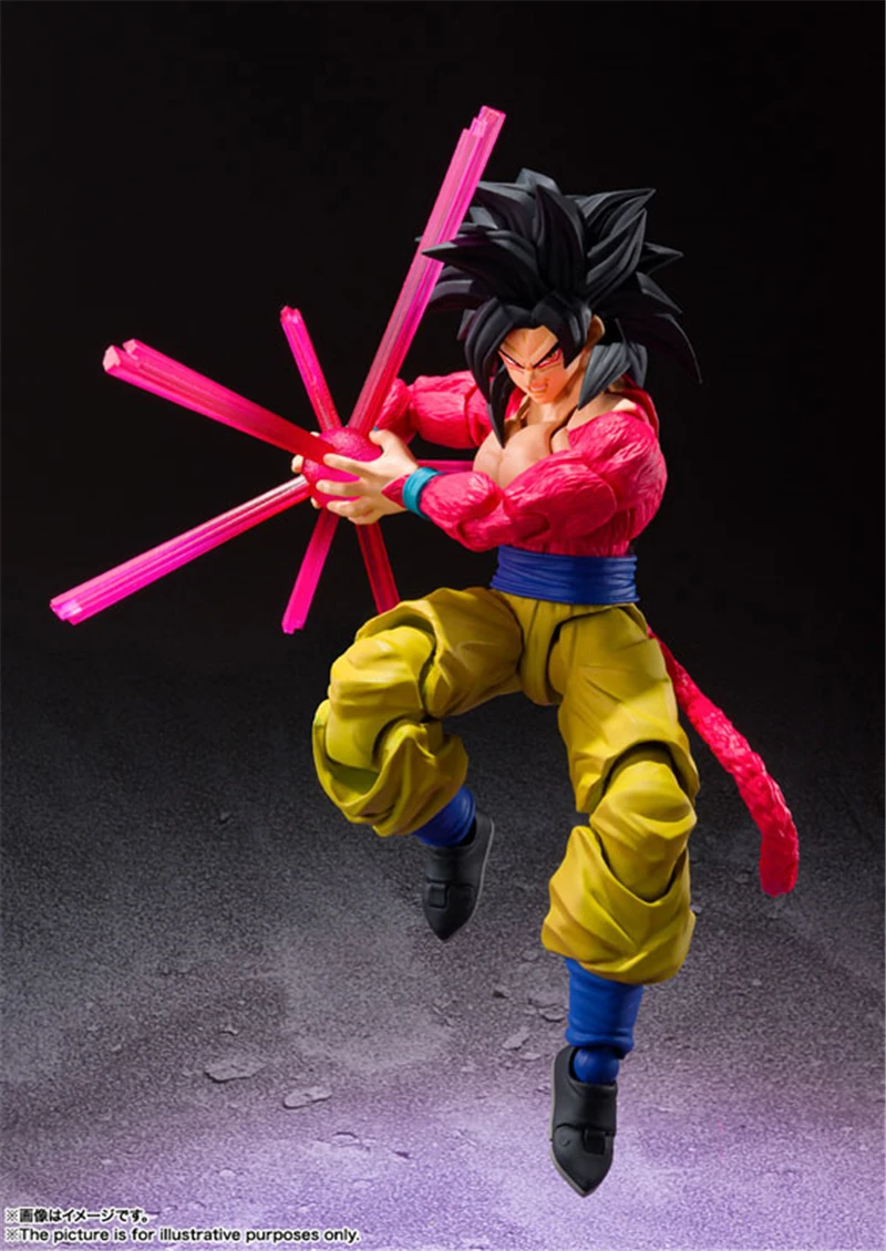 Anime Dragon Ball GT Super Saiyan 4 Son Goku Kamehameha Ver. Figura de acción de PVC DBZ, colección de estatuas, modelo, juguetes para niños, regalos de muñecas