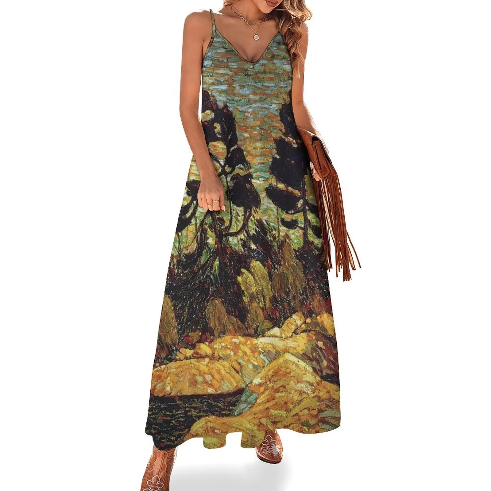 

Tom Thomson - Summer Shore Georgian Bay Sleeveless Dress summer dress for women 2025 women formal occasion dresses