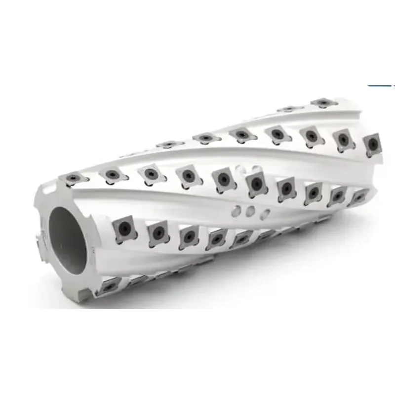 Woodworking Spiral Cutterhead for Shaving Machine Planer Cutter Cutterhead Moulder Spindle