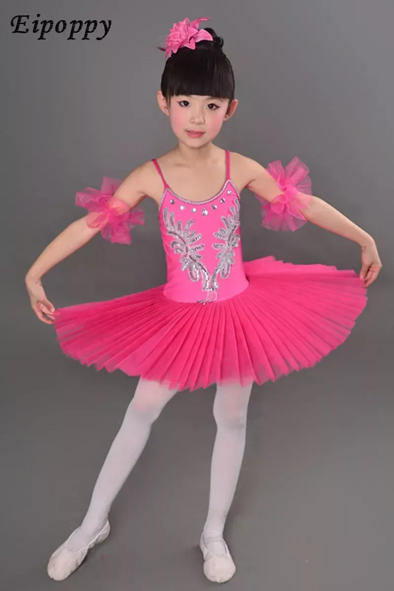 어린이 댄스 의상, 백조의 호수 발레 의상, 어린이 무대복, 볼룸 댄스 원피스 댄스웨어