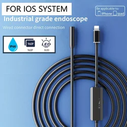 130W 8mm Endoscope Camera Waterproof Inspection Camera USB Car Endoscope Borescope IOS Endoscope for Iphone