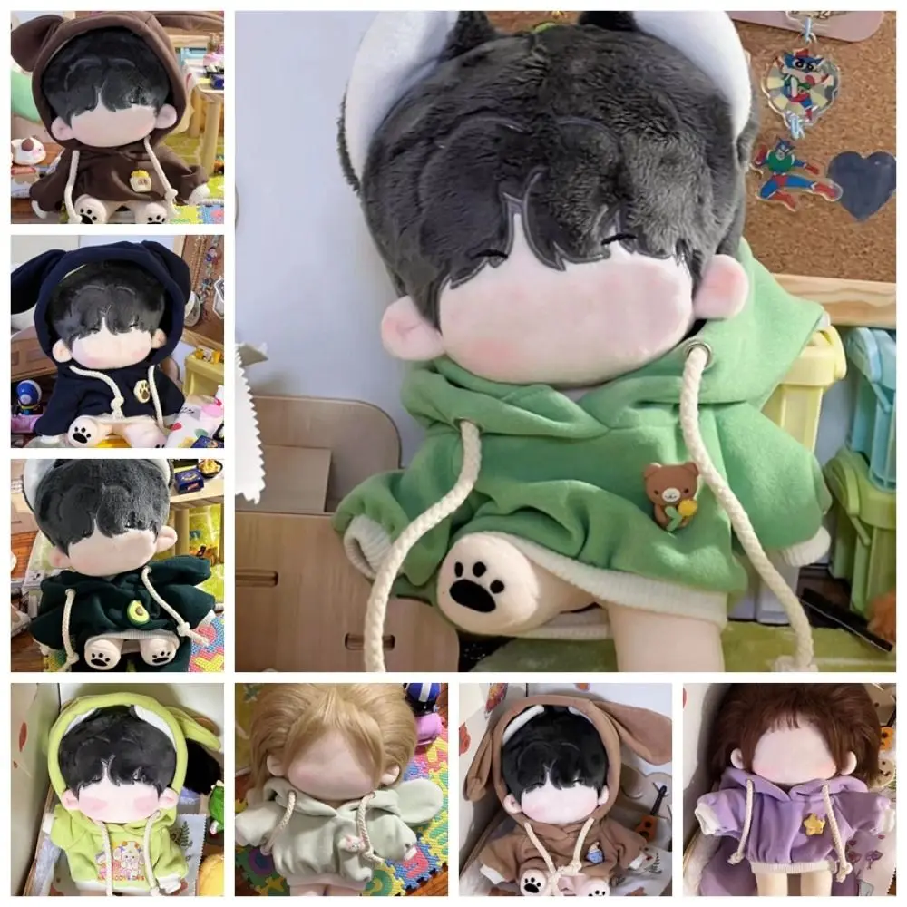 

Sweatshirt Hoodies for 20cm Cotton Dolls Cute Clothes Outfits Mini Clothes Handmade Hoodies Mini Hoodie Cute Doll 20cm Clothes