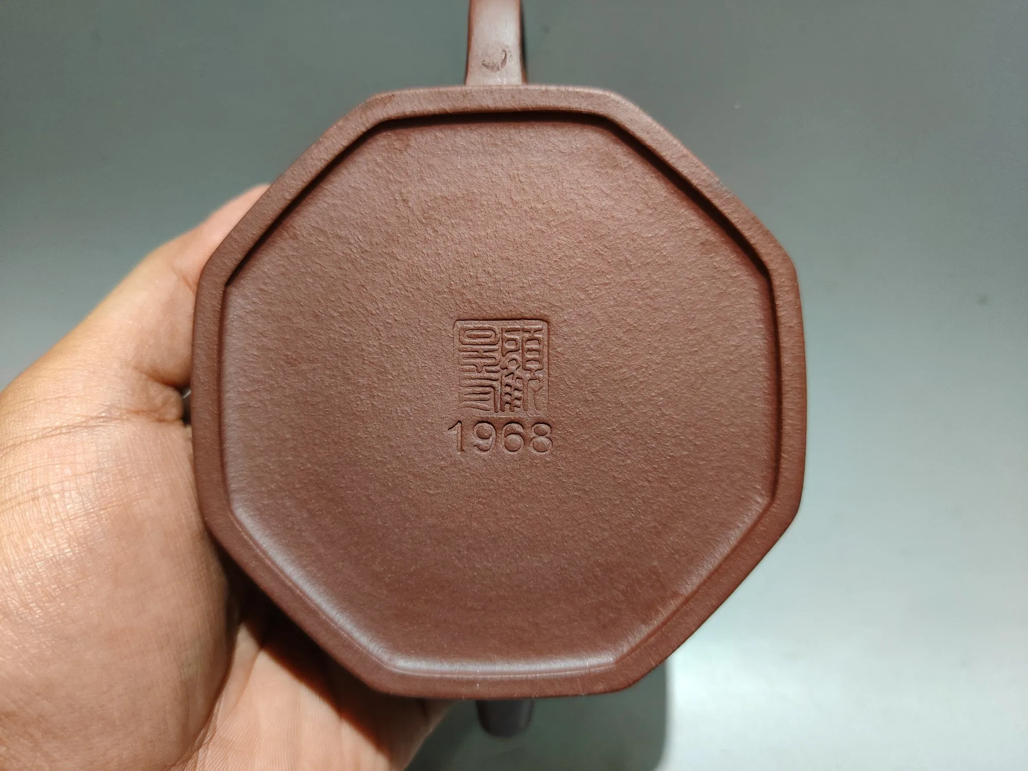 Yixing Purple Clay Pot Painted peony flower pattern Add tea to change color Eight sided teapot Teapot Kettle