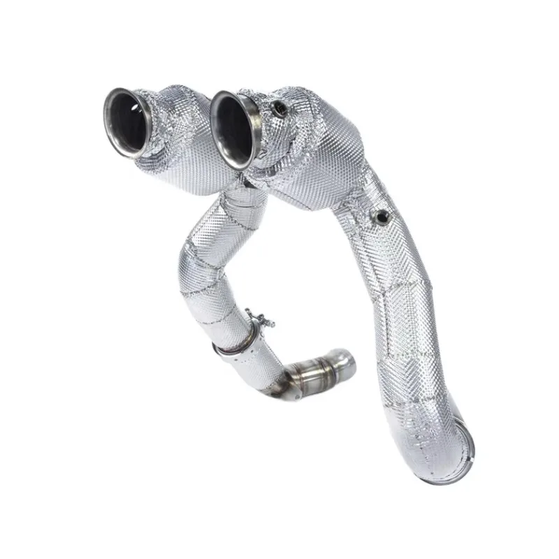 JTLD High Performance Exhaust System Valvetronic Exhaust Downpipe For Mercedes Benz AMG GT63S