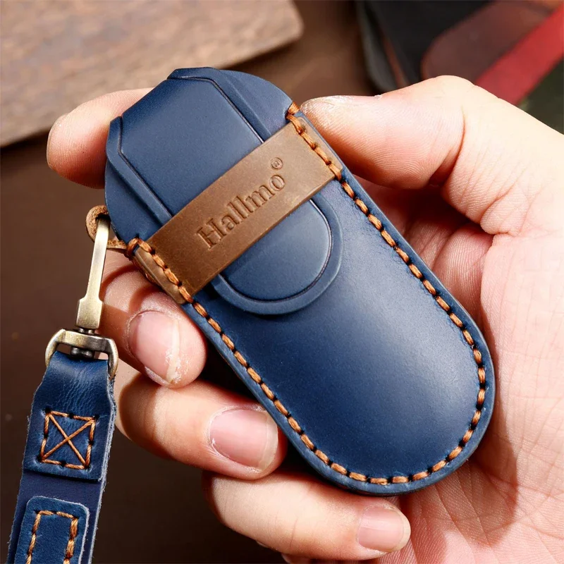 1pc Car Dedicated Leather Key Case For Weltmeister EX5 EX5-Z 2020 2021 2022 2023- Holder Shell Remote Keychain Accessories