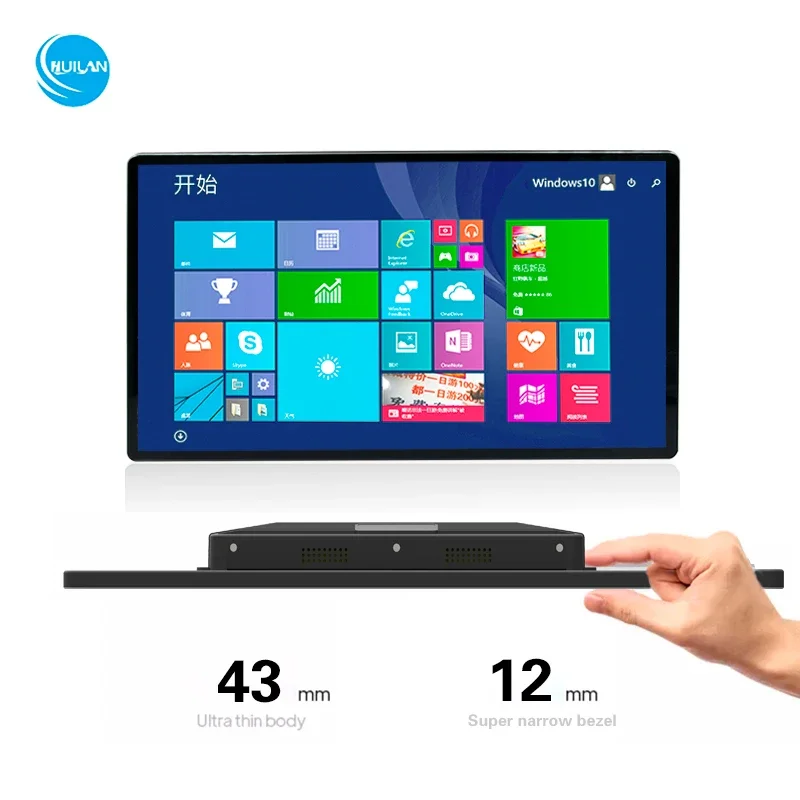21.5 Inch Capacitive Touch Screen All-In-One PC Hot Selling WIFI Connected Interactive LCD Monitor Display DDR3 Industrial Use