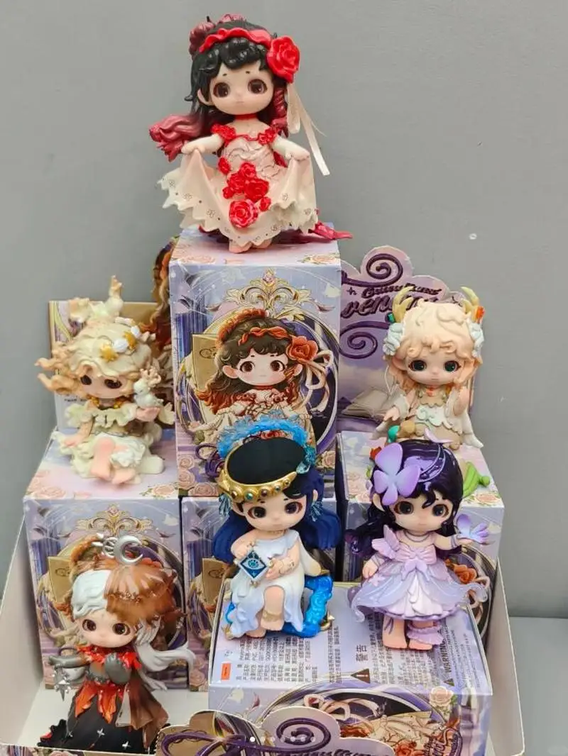 جديد Heyone Joy Guardians Covenant Chronicles سلسلة صندوق أعمى لطيف تحصيل دمية الكرتون غرفة ديكور لعبة هدية لصبي وفتاة