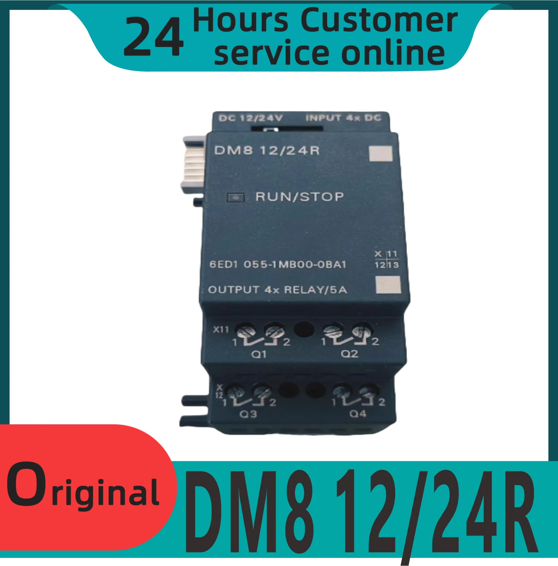 العلامة التجارية الجديدة الأصلية Dm8 12/24r 6ed1055-1mb00-0ba2 A8 #1