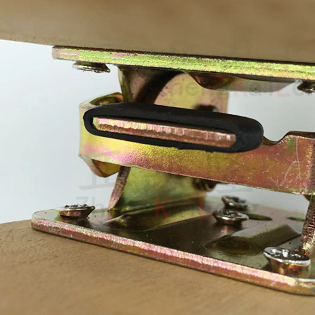 

2pcs Folding Table Leg Hinge Bracket Support Frame Self-Locking Furniture Leg Brackets For Home Kitchen Laundry 90 Degree Black