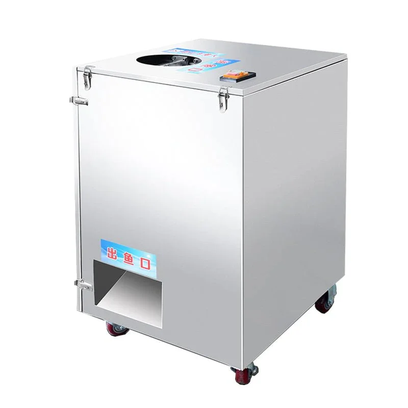 آلات قتل معالجة الأسماك من الفولاذ المقاوم للصدأ عالية الكفاءة أوتوماتيكية بالكامل مع بطن مفتوح وظهر #3