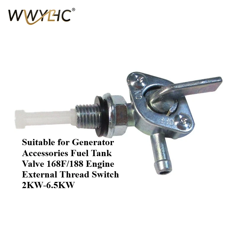 

Suitable for Generator Accessories Fuel Tank Valve 168F/188 Engine External Thread Switch 2KW-6.5KW
