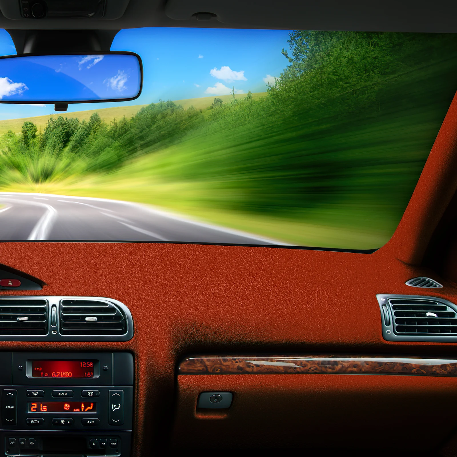 

Textured Pvc Car Wrap Film For Interior Modification Dashboard Protection Realistic Grain Sticker Durable Waterproof