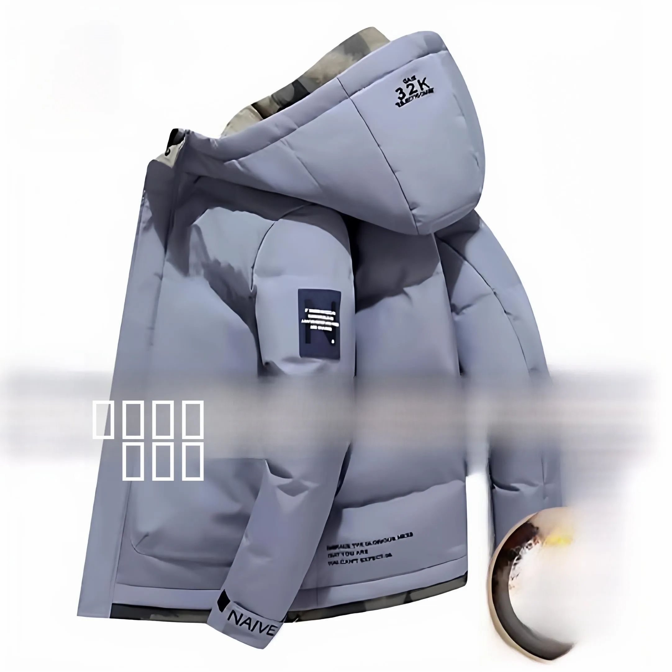 Thiened Winter Durable down Jaet Men's Coat Loose Warmth Protection Men's Clothing Cotton Jaet Trendy Outdoor Gear