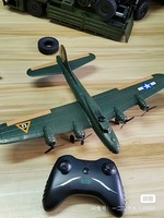 In Stock Csoc Remote-Controlled Aircraft Light B17 Fx817 Drop-Resistant Fixed-Wing Glider Foam Aircraft Rc Airplane Planes Gift