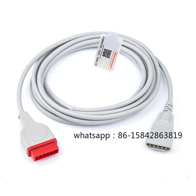 Compatible with GE Invasive Blood Pressure Transducer IBP Cable To Abbott/medex Transducer
