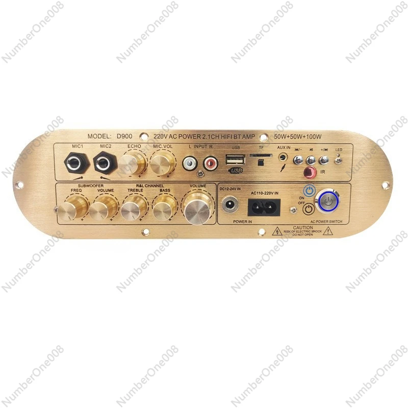 D900 2.1 Channel Bluetooth Amplifier Board, TPA3116 Chip High Power Subwoofer Module for Bass Speaker