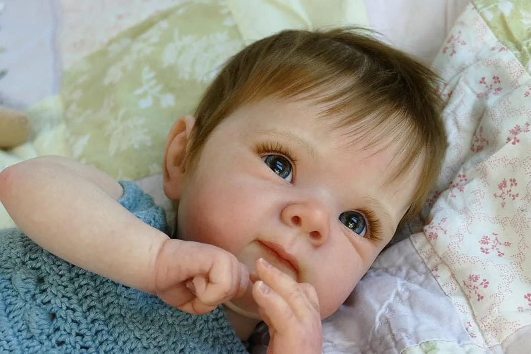 NPK 18inch Lifelike Newborn Baby Full Body Reborn Doll Bettie  Realistic 3D Skin with Visible Veins And Multiple Layers Painting