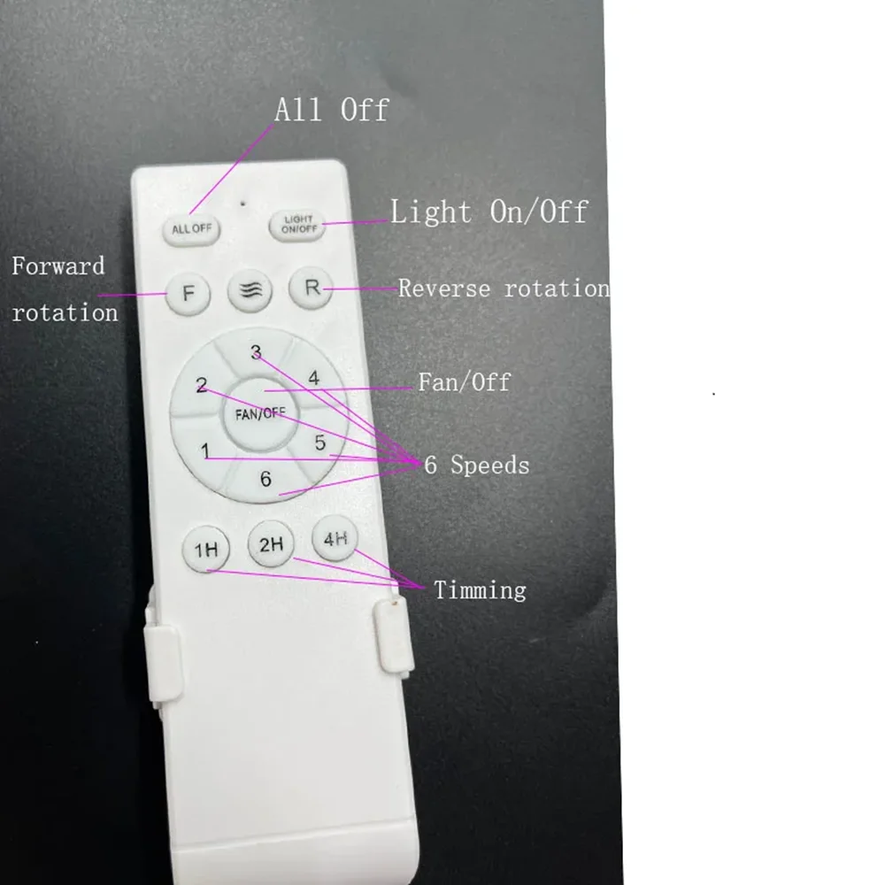 Modern AC 85-265V Controller and Remote Control Kit IRALAN Ceiling Fan Light 42/52 Inch Home LED Long Page Fan Light