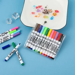 Magical Water Painting Pen Colorful Mark Pen Markers Ceramic spoon Floating Ink Pen Doodle Water Pens Children Art Supplies