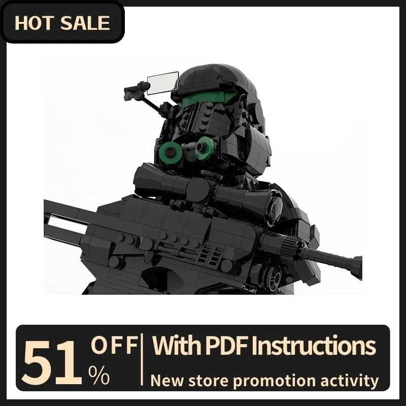 

New 1183Pcs Space Wars Series Movie Character Helmet Bust Model Diy Creative Ideas Toys Birthday Gifts Building Custom Puzzles